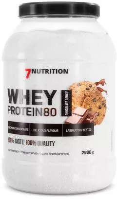 Протеин 7Nutrition Whey Protein 80 2000 г Шоколадное печенье (5903111089368)