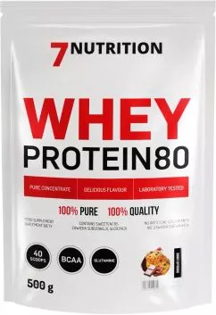 Протеин 7Nutrition Whey Protein 80 500 г Шоколадное печенье (5907222544815)