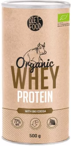 Протеин из какао Diet-Food Organic Whey Protein With Bio Cocoa 500 г (5901549275674)