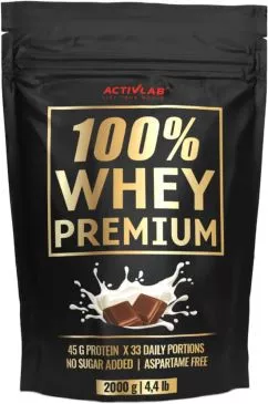 Протеїн ActivLab 100% Whey Premium 2000 г Молочний шоколад (5907368844718)