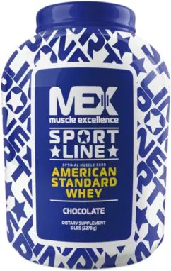 Протеин MEX American Standard Whey New 2270 г Шоколад (34659081448)