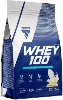Протеин Trec Nutrition Whey 100 900 г Ваниль (5901828348143)