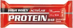Протеиновый батончик ActivLab High Whey Protein Bar 80 г Черная смородина (5907368879420)