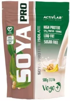 Протеин ActivLab Soya Pro 500 г Банан с грецким орехом (5907368800905)