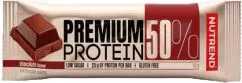 Протеиновый батончик Nutrend PREMIUM PROTEIN BAR 50% 50g Шоколад (8594014866803)