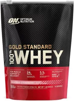 Протеїн Optimum Nutrition 100% Whey Gold Standard 450 г Strawberry (748927052244)