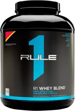 Протеїн R1 (Rule One) Whey Blend 2.27 кг полунично-банановий (837234109816)