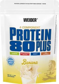 Протеїн Weider Protein 80+ 500 г Banana (4044782301555)