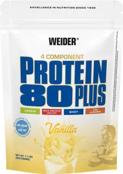 Протеин Weider Protein 80+ 500 г Vanilla (4044782301050)