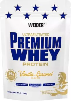 Протеин Weider Premium Whey Protein 500 г Ваниль-Карамель (4044782300350)