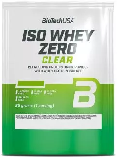Протеин Biotech ISO Whey Zero Clear 25 г Персиковый чай (5999076237258)