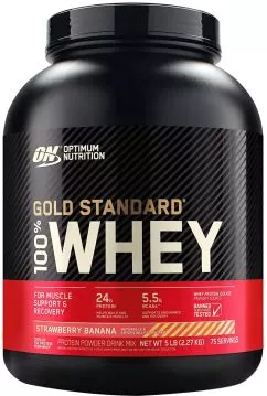 Протеин Optimum Nutrition 100% Whey Gold Standard 2.27 кг Strawberry Banana (748927029864)