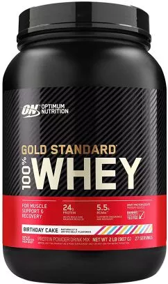 Протеїн Optimum Nutrition 100% Whey Gold Standard 909 г BDay Cake 30th Ann (748927055016)