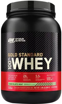 Протеїн Optimum Nutrition 100% Whey Gold Standard 909 г Chocolate Mint (748927028621)