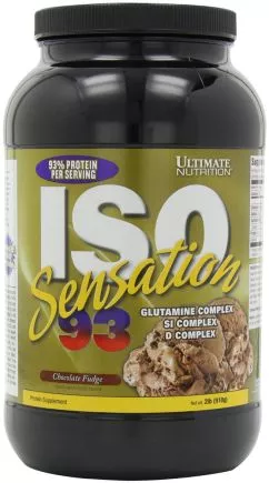 Протеин Ultimate Nutrition ISO Sensation 910 г Chocolate Fudge (099071002808)
