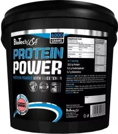 Протеин Biotech Protein power 4000 г Клубника-банан (5999076223718)