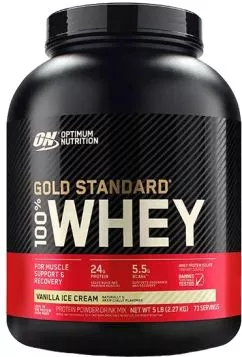 Протеїн Optimum Nutrition 100% Whey Gold Standard 2.27 кг Vanilla Ice Cream (748927028706)