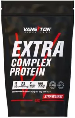 Протеїн Vansiton EXTRA 450 г Strawberry (4820106590986)