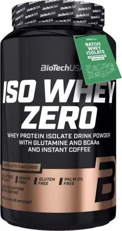 Протеин Biotech ISO Whey Zero 908 г Кофе – Латте (5999076223008)