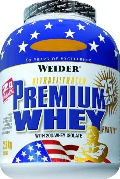 Протеин Weider Premium Whey Protein 2.3 кг Банан (4044782302514)