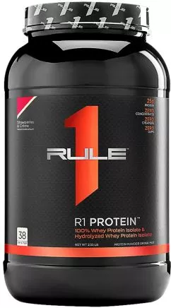 Протеин премиум Rule 1 Protein R1 1.1 кг Strawberries & Creme (858925004029)