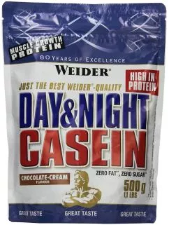 Протеин Weider Day&Night Casein 500 г Шоколад-крем (4044782312858)