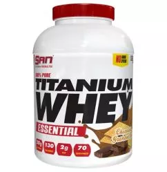 Протеин SAN 100% Pure Titanium Whey Essential 2270 г Шоколад (4384301295)
