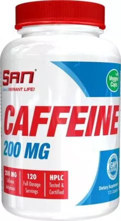 Предтренировочный комплекс SAN Caffeine 120 таблеток (4384301330)