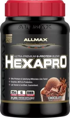 Протеин AllMax Hexapro 1360 г Шоколад (4384301564)