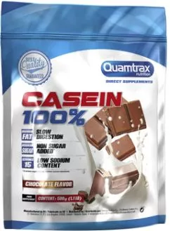 Протеїн Quamtrax 100% Casein 500 г Шоколад (8436046979444)