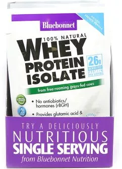 Ізолят сироваткового протеїну Смак Ванілі Whey Protein Isolate Bluebonnet Nutrition 8 пакетиків (743715015678)