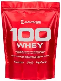 Протеин Galvanize Chrome 100 Whey 1000 г пакет mixed berry fusion