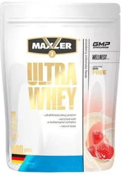 Протеїн Maxler Ultra Whey 900 г пакет banana milkshake (4260122321292)