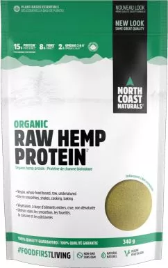 Протеїн North Coast Naturals Raw Hemp Protein 340 г (627933100012)