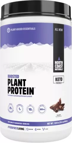 Протеїн North Coast Naturals Plant Protein 840 г Chocolate (627933101422)