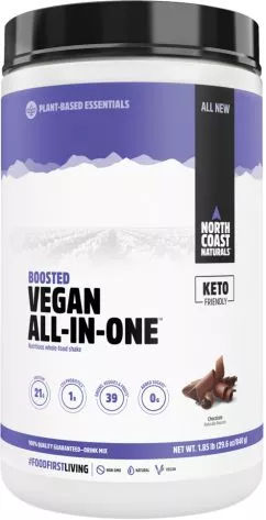 Протеин North Coast Naturals Vegan All-In-One 840 г Chocolate (627933101521)