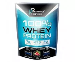 Протеин Powerful Progress 100% Whey Protein, 1 кг - Клубника (115794)