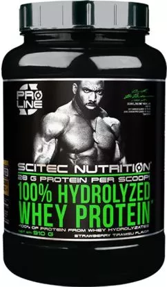 Протеин Scitec Nutrition 100% Hydro whey 910 г Тоффи (5999100018594)