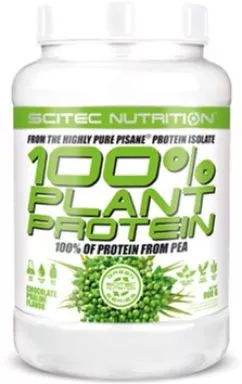 Протеин Scitec Nutrition 100% Plant Protein 900 г Бананово-ванильный (5999100013803)