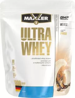 Сироватковий протеїн Maxler Ultra Whey 1800 г у пакеті зі смаком лате макіато (4260122320899)