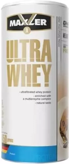 Сироватковий протеїн Maxler Ultra Whey 450 г зі смаком матчі (4260122322145)