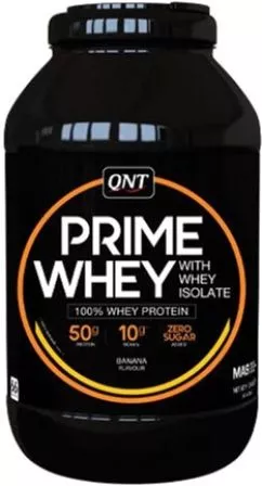 Преміум сироватковий протеїн QNT Prime Whey 2 кг з банановим смаком (5404017400672)