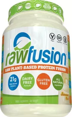 Рослинний протеїн SAN Nutrition Rawfusion 930 г зі смаком банана та горіхів (672898530411)