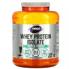 Протеин NOW Whey Protein, 2268 грамм Шоколад (733739022981)