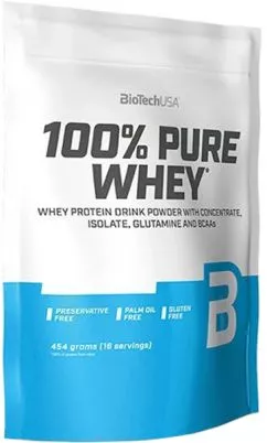 Протеїн Biotech 100 % Pure Whey 454 г Яблучний пирог 454 г (5999076249619)