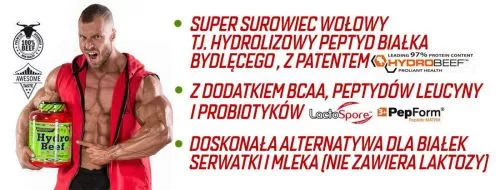 Протеїн Amix Hydro Beef Protein 2000 г Шоколад Карамель Горіх (8594159538405) - фото №2