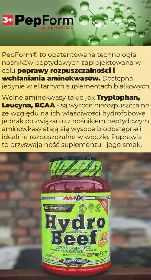 Протеин Amix Hydro Beef Protein 2000 г Шоколад Карамель Орех (8594159538405) - фото №5