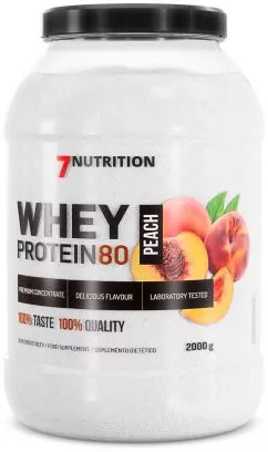 Протеїн 7Nutrition Whey Protein 80 2000 г Персик (5907222544143)