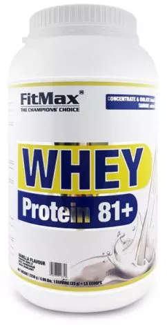 Протеїн FitMax Whey Protein 81+ 2250 г Ваніль (5908264416818)