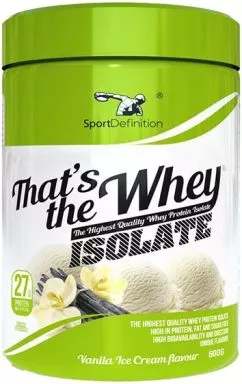 Протеїн Sport Definition Thats The Whey Isolate 90 640 г Ванільне морозиво (5906660531937)